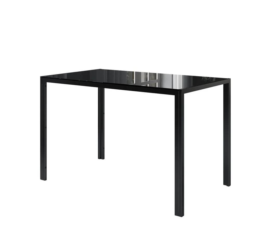 Vicco Esszimmertisch Grand Metall Schwarz Glasplatte Modern - Bild 2
