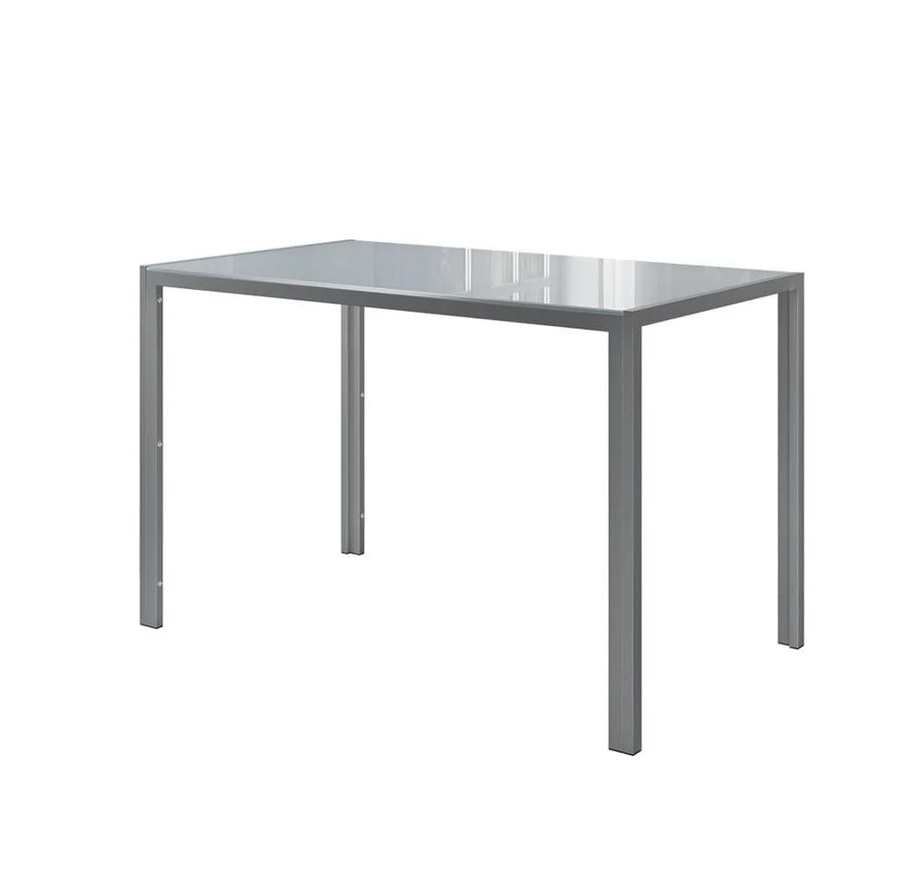 Vicco Esszimmertisch Grand Metall Grau Modern Glas - Bild 2