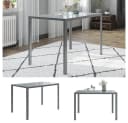Vicco Esszimmertisch Grand Metall Grau Modern Glas Bild 4
