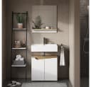 Vicco Waschbeckenunterschrank Marelle Weiß Artisan-Eiche 2 Türen Bild 4