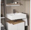Vicco Waschbeckenunterschrank Marelle Weiß Artisan-Eiche 2 Türen Bild 5