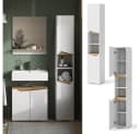 Vicco Hochschrank Marelle Weiß Artisan Badschrank Bild 2
