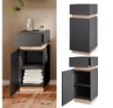 Vicco Midischrank Gloria Anthrazit Sonoma mit Schublade Bild 1