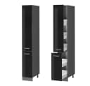 Vicco Apothekerhochschrank R-Line Schwarz Hochglanz Anthrazit Modern Bild 5