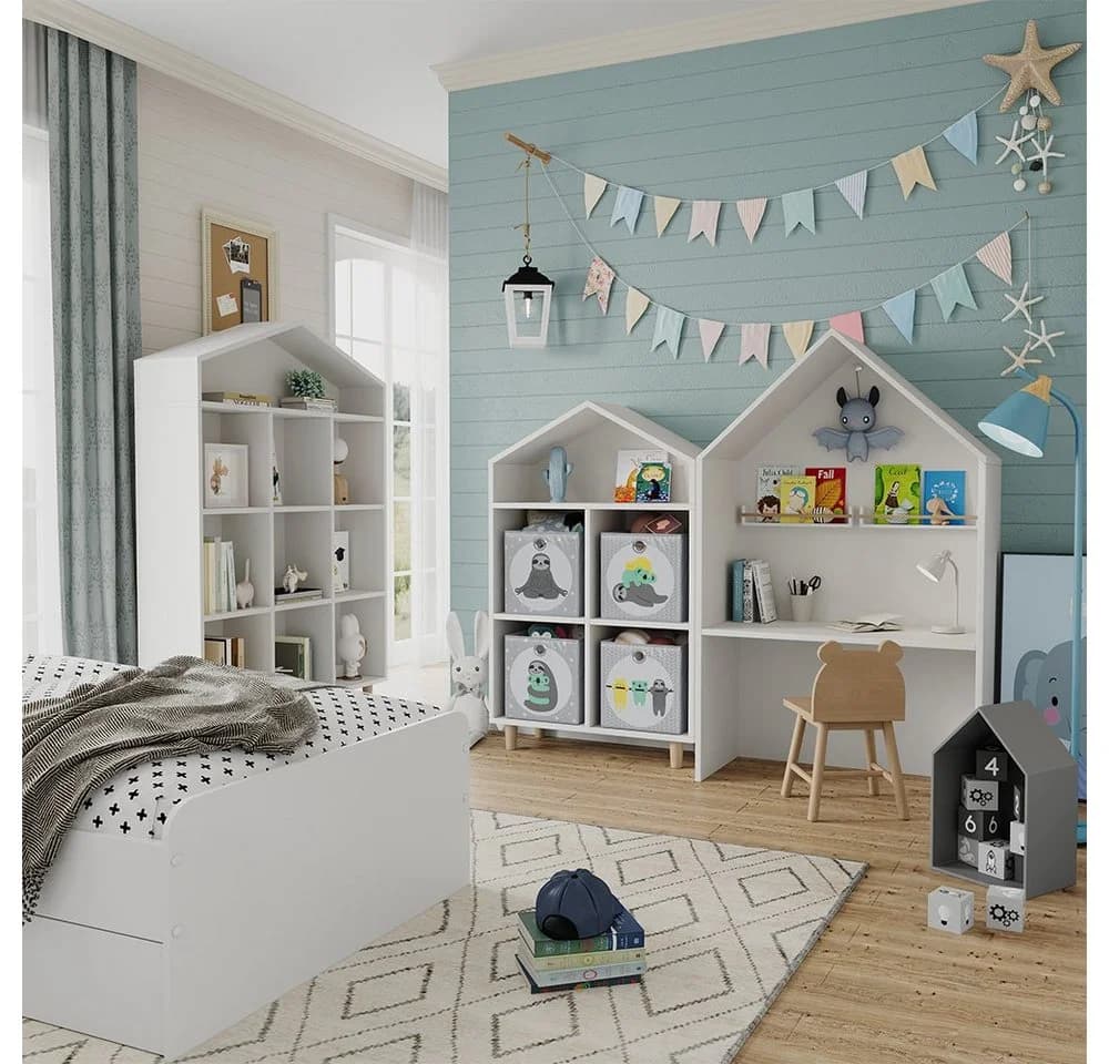Vicco Faltboxen 2er Set Grau Faultier Motiv Aufbewahrungsbox - Bild 4