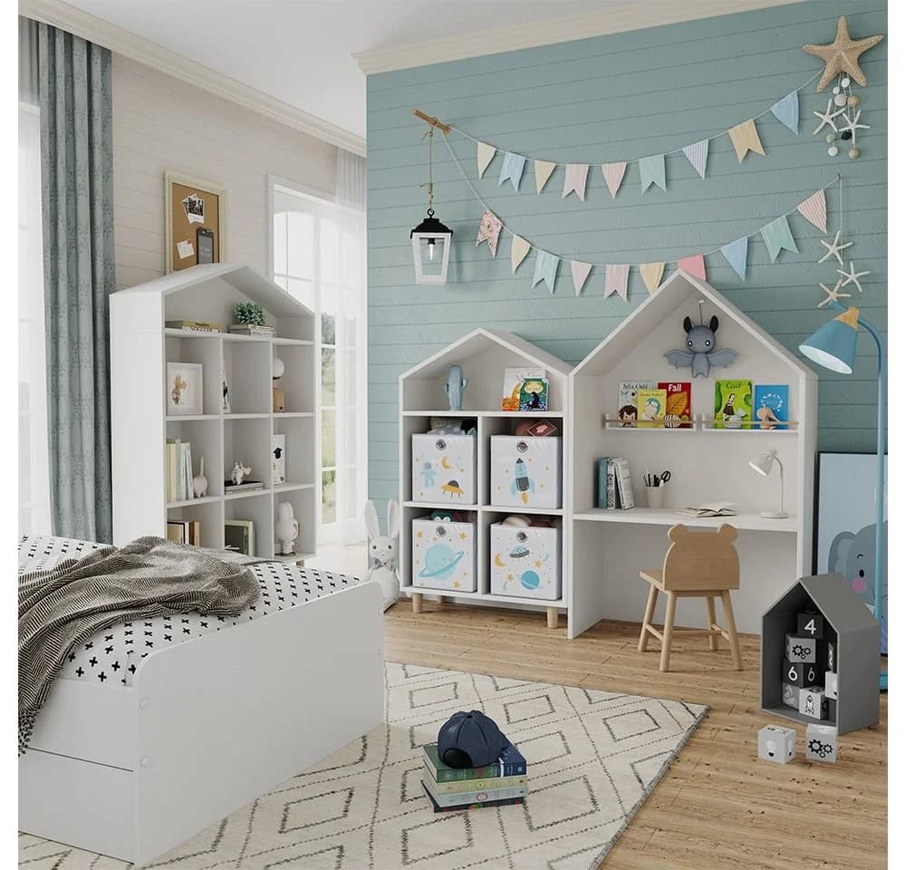 Vicco Faltboxen 2er Set Grau Weltall Motiv Aufbewahrungsbox - Bild 4