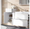 Vicco Midischrank Izan Weiß Hochglanz mit Schublade und Tür Bild 5