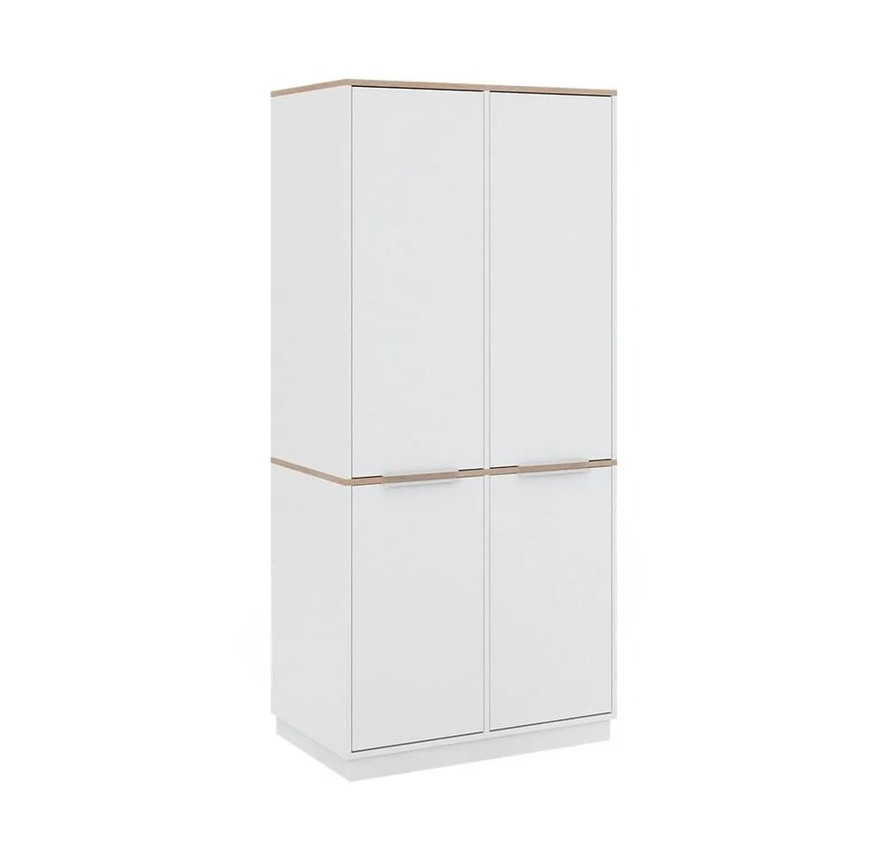 Vicco Schrank Betti 4-türig Weiß Sonoma Moderner Stauraum - Bild 2