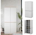 Vicco Schrank Betti 4-türig Weiß Sonoma Moderner Stauraum Bild 4