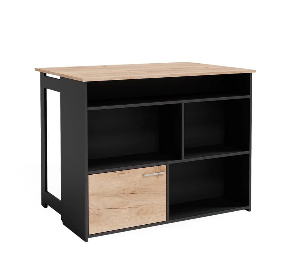 Vicco Bartisch Dominic Eiche Anthrazit mit Stauraum - Bild 2