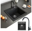 Bergstroem Granitspüle Schwarz mit Armatur Bild 4