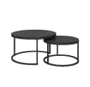 Vicco Couchtisch Montreal 2-teilig Schwarz Marmor-Optik Bild 2