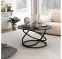 Vicco Couchtisch Calgary Schwarz Marmor-Optik Bild 3