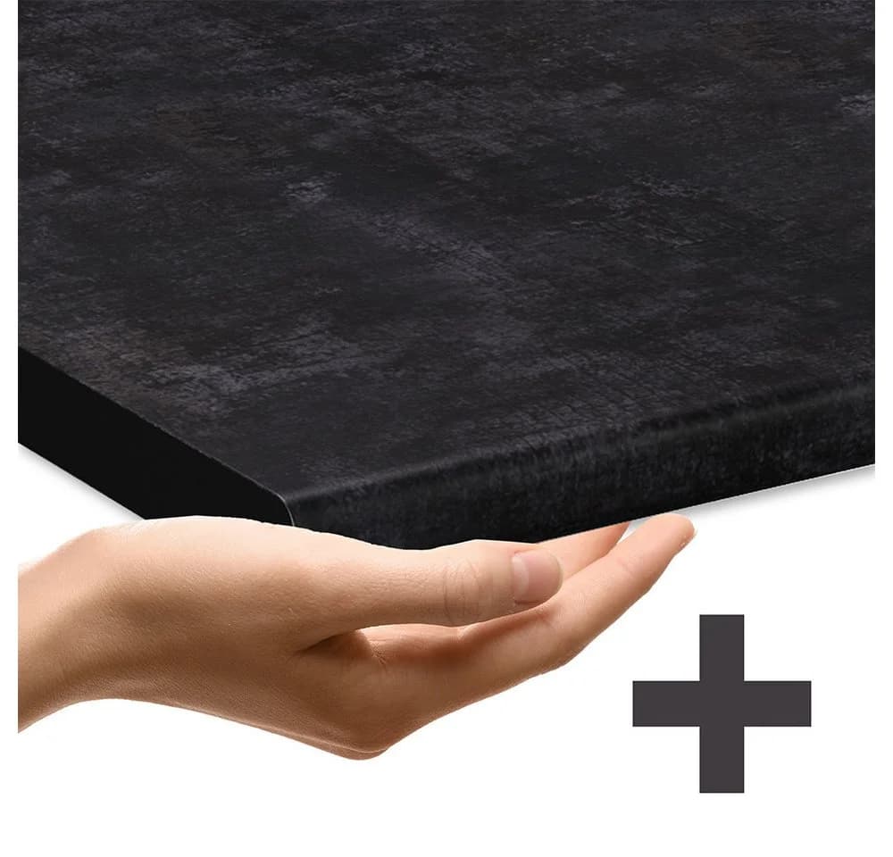 Vicco Eckunterschrank R-Line Sonoma/Weiß Anthrazit