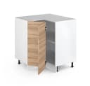 Vicco Eckunterschrank R-Line Sonoma/Weiß Anthrazit Bild 5