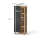 Vicco Midischrank Karen Modern Sonoma Anthrazit Bild 4
