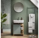 Vicco Waschbeckenunterschrank Karen Blau-Grau/Sonoma Bild 5