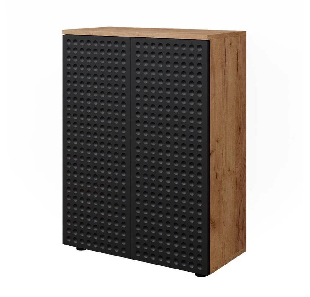 Vicco Midischrank Irma Anthrazit Goldkraft Eiche - Bild 3
