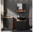Vicco Midischrank Irma Anthrazit Goldkraft Eiche Bild 5