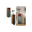 Vicco Midischrank Irma Grün Goldkraft Eiche Badezimmer Bild 1