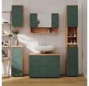 Vicco Midischrank Irma Grün/Goldkraft Eiche 1 Schublade 2 Fächer Bild 5