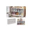 Vicco Bücherregal Conny Weiß Kinderregal mit vielen Fächern Bild 1