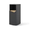 Vicco Midischrank Marelle Anthrazit mit Tür und offenem Fach Bild 3
