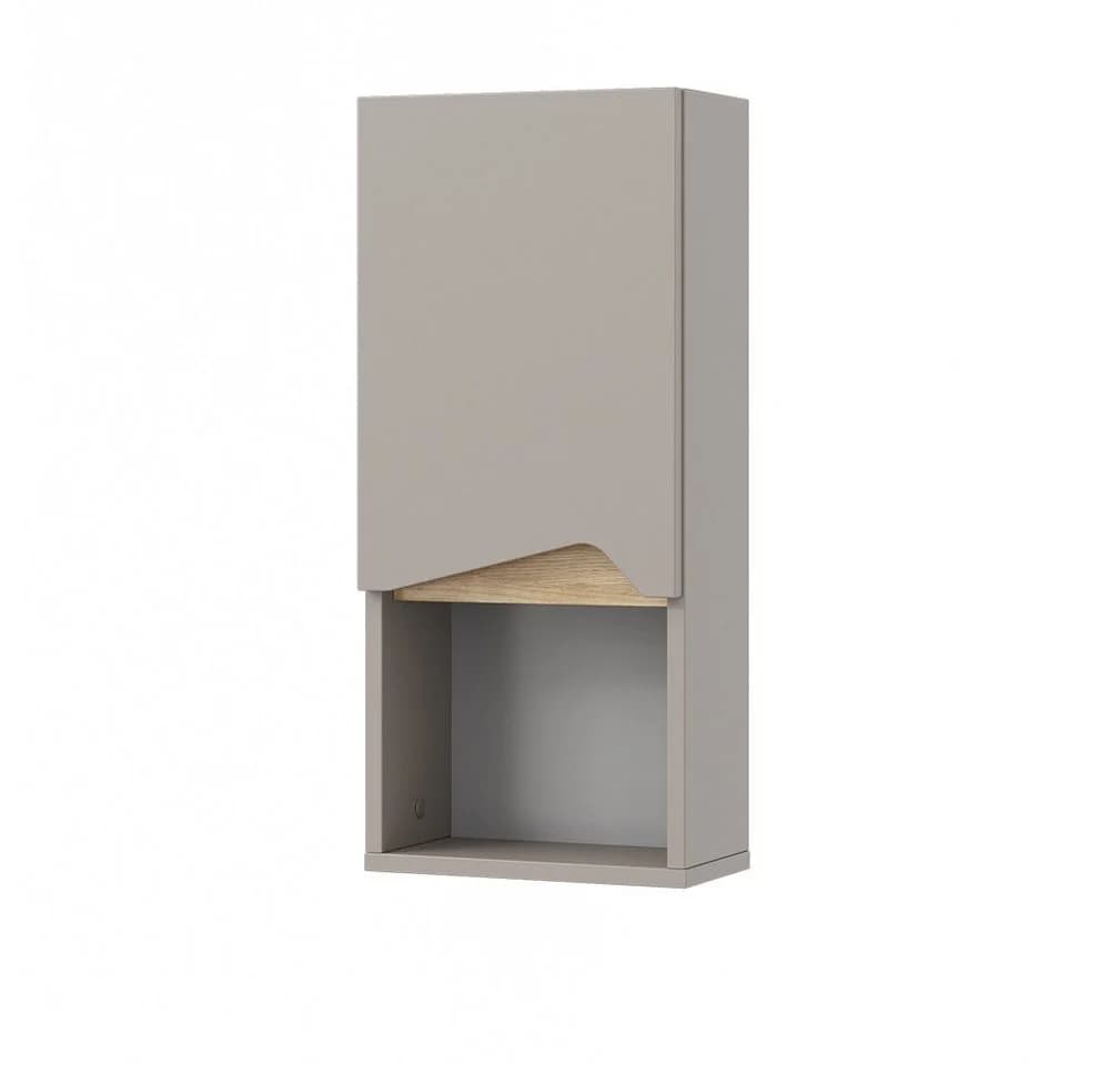 Vicco Hängeschrank Marelle Greige Modern mit Tür und offenem Fach - Bild 3