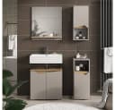 Vicco Hängeschrank Marelle Greige Modern mit Tür und offenem Fach Bild 5