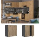 Vicco Hängeschrank R-Line Artisan-Eiche Anthrazit 60 cm Bild 1