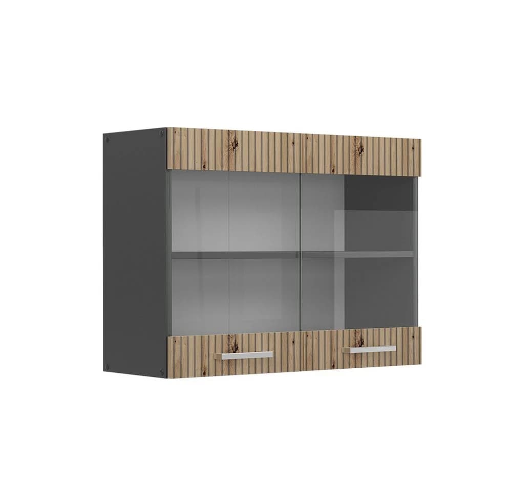 Vicco Glashängeschrank R-Line Artisan-Eiche/Anthrazit - Bild 2