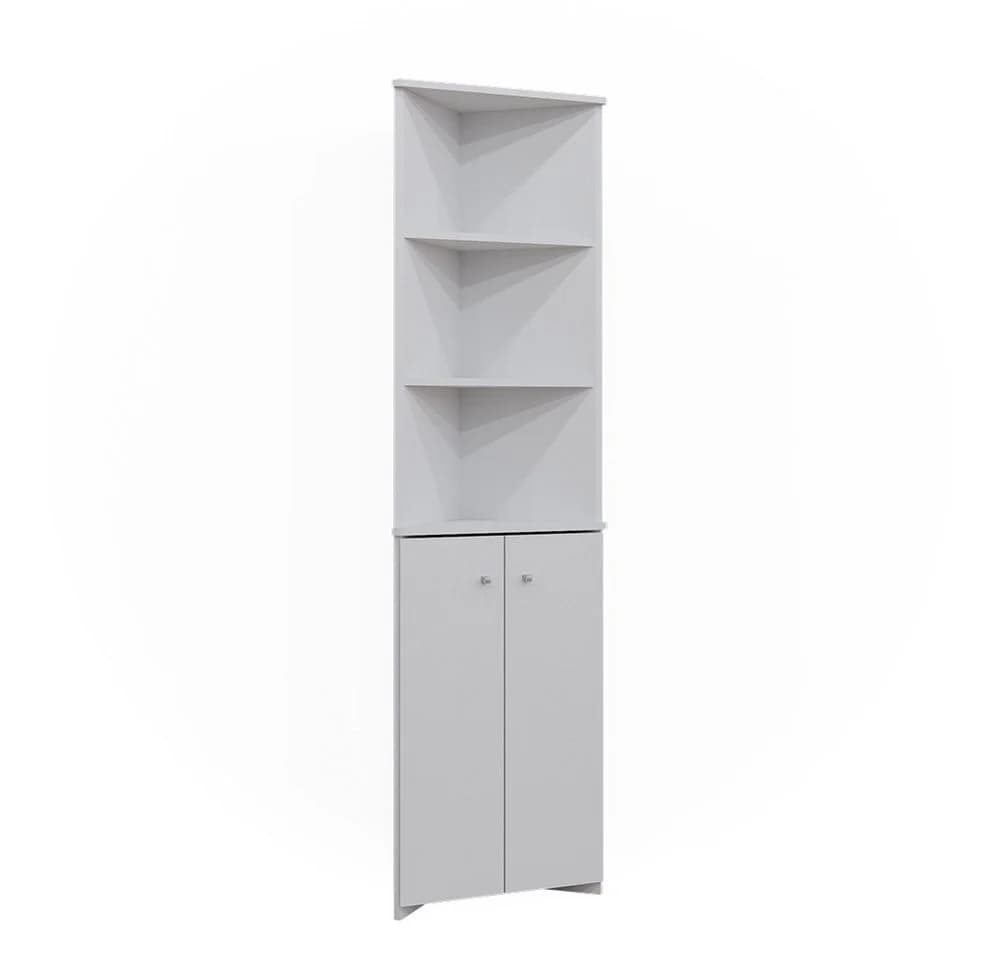 Vicco Badschrank Fynn Weiß Eckschrank 2 Türen Modern - Bild 3