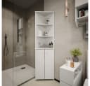 Vicco Badschrank Fynn Weiß Eckschrank 2 Türen Modern Bild 5