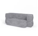 VitaliSpa® Schlafsofa Lille Grau mit Schlaffunktion und faltbarer Konstruktion Bild 3