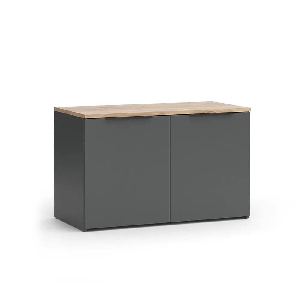 Vicco Kommode Wido Anthrazit Sonoma 2 Türen Modern - Bild 3