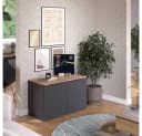 Vicco Kommode Wido Anthrazit Sonoma 2 Türen Modern Bild 5