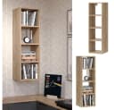 Vicco Bücherregal Wido Anthrazit/Sonoma 4 Ablagen Wandregal Bild 2