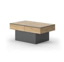 Vicco Couchtisch Boto Anthrazit Goldkraft Eiche Ausziehbar Bild 2