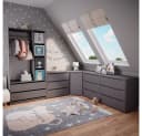 Vicco Kinderkleiderschrank Elmo Anthrazit mit 2 Schubladen Bild 3