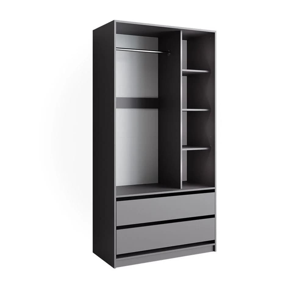 Vicco Kinderkleiderschrank Elmo Anthrazit mit 2 Schubladen - Bild 5