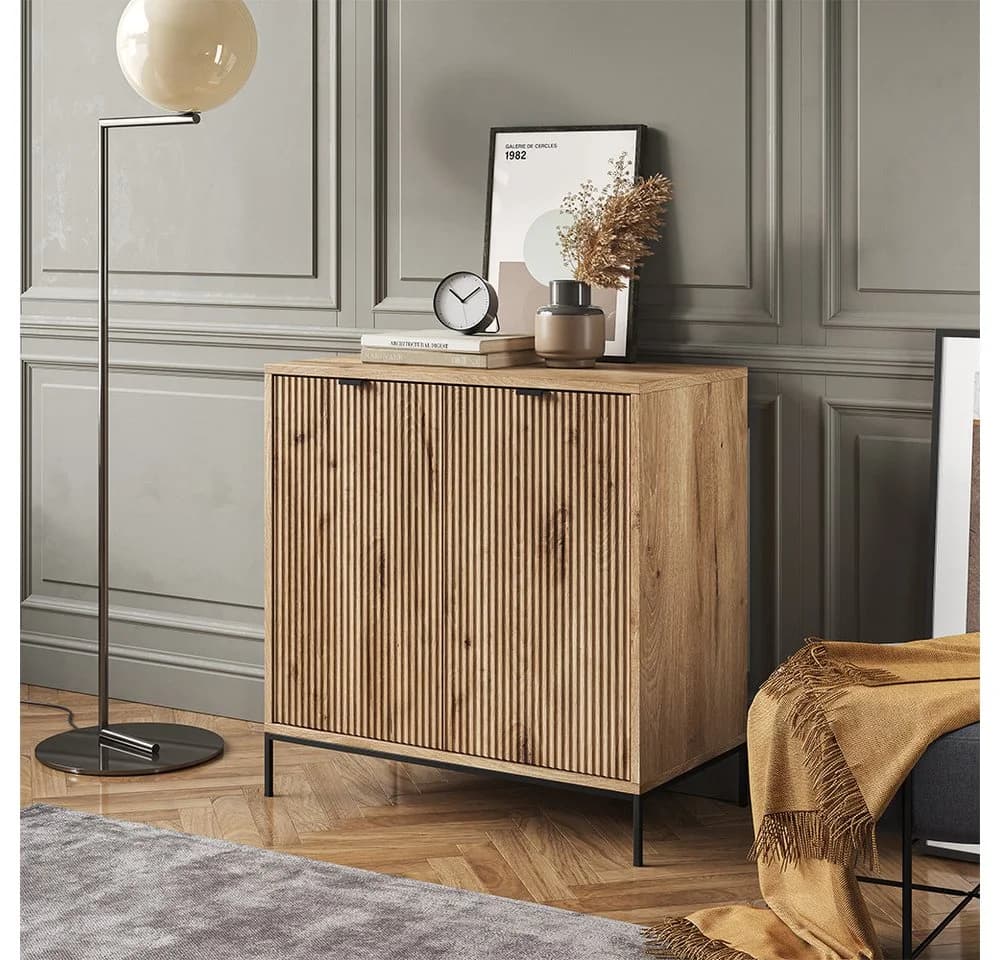 Vicco Kommode Eliza Viking Oak 2 Türen Modern - Bild 5