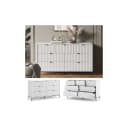 Vicco Kommode Eliza Weiß 7 Schubladen Elegantes Sideboard Bild 1