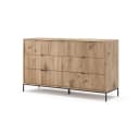 Vicco Sideboard Eliza Viking Oak mit 7 Schubladen Bild 2