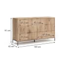 Vicco Sideboard Eliza Viking Oak mit 7 Schubladen Bild 5
