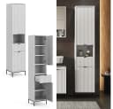 Vicco Hochschrank Eliza Weiß Modern mit 2 Türen Bild 2