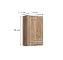 Vicco Hängeschrank Eliza Viking Oak/Sonoma 40x65 cm mit Tür Bild 4