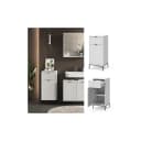 Vicco Midischrank Eliza Weiß mit Tür und Schublade Modern Bild 1