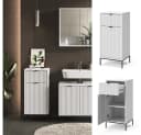 Vicco Midischrank Eliza Weiß mit Tür und Schublade Modern Bild 2