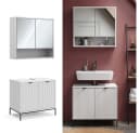 Vicco Badmöbel-Set Eliza Weiß 2-teilig Modern Bild 2