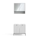 Vicco Badmöbel-Set Eliza Weiß 2-teilig Modern Bild 3
